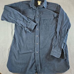 L.L. Bean Men's Casual Button Down Shirt - Blue